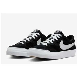 Nike SB Zoom Blazer Low Pogo Plus Black White Skate Shoes DV5469 001 Women's 6